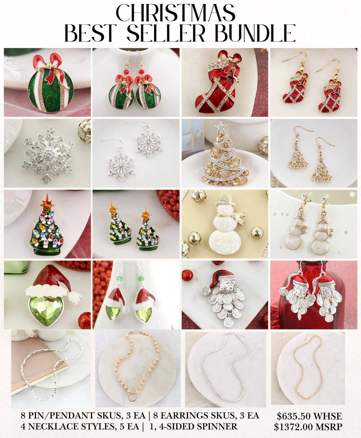 Christmas Best Seller Bundle w/ Display