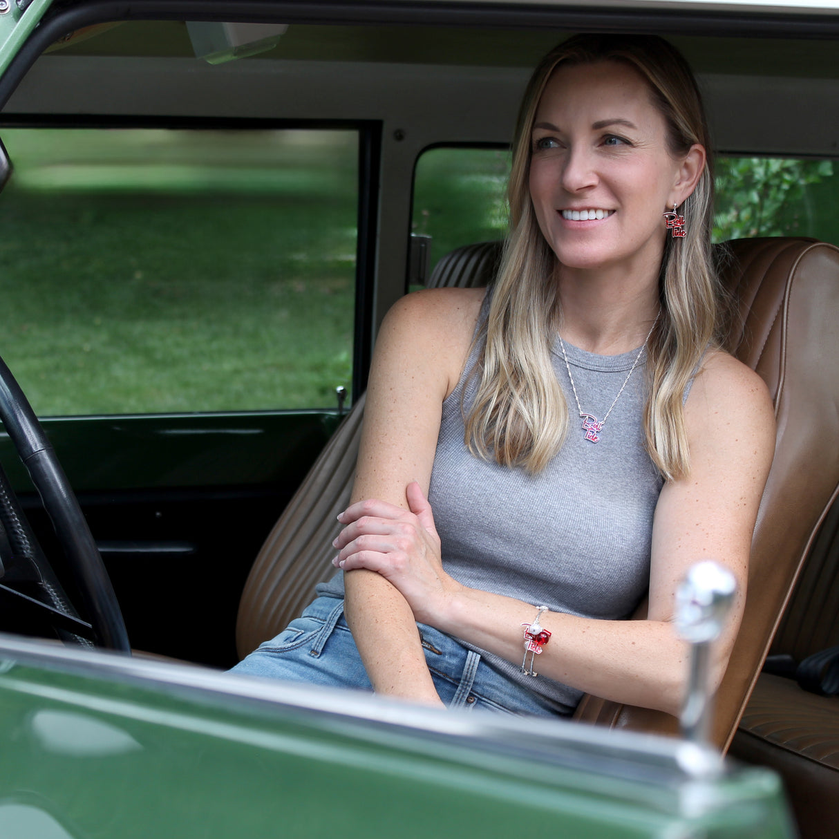 Alabama Slogan Earrings