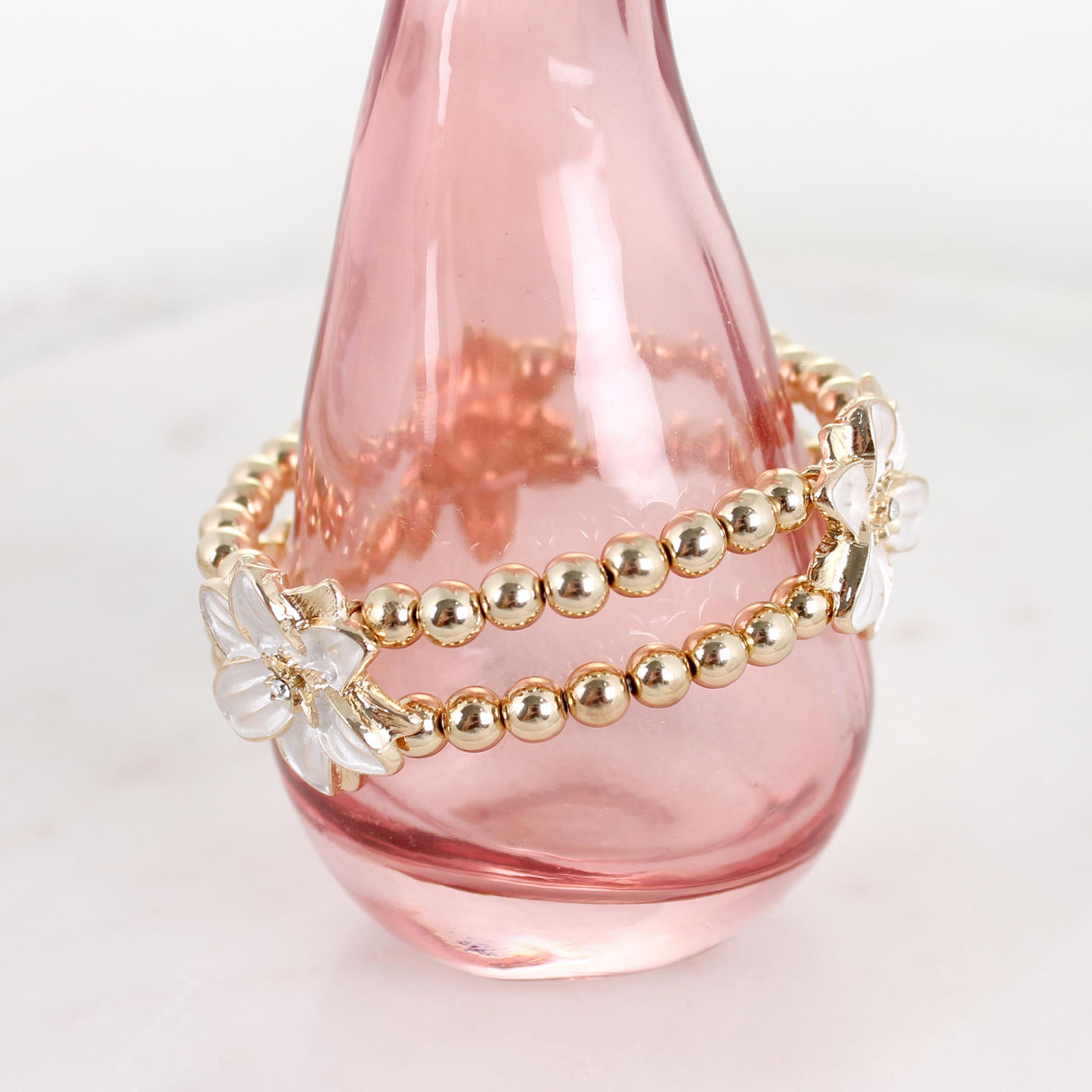 Easter Lily Stretch Bracelet