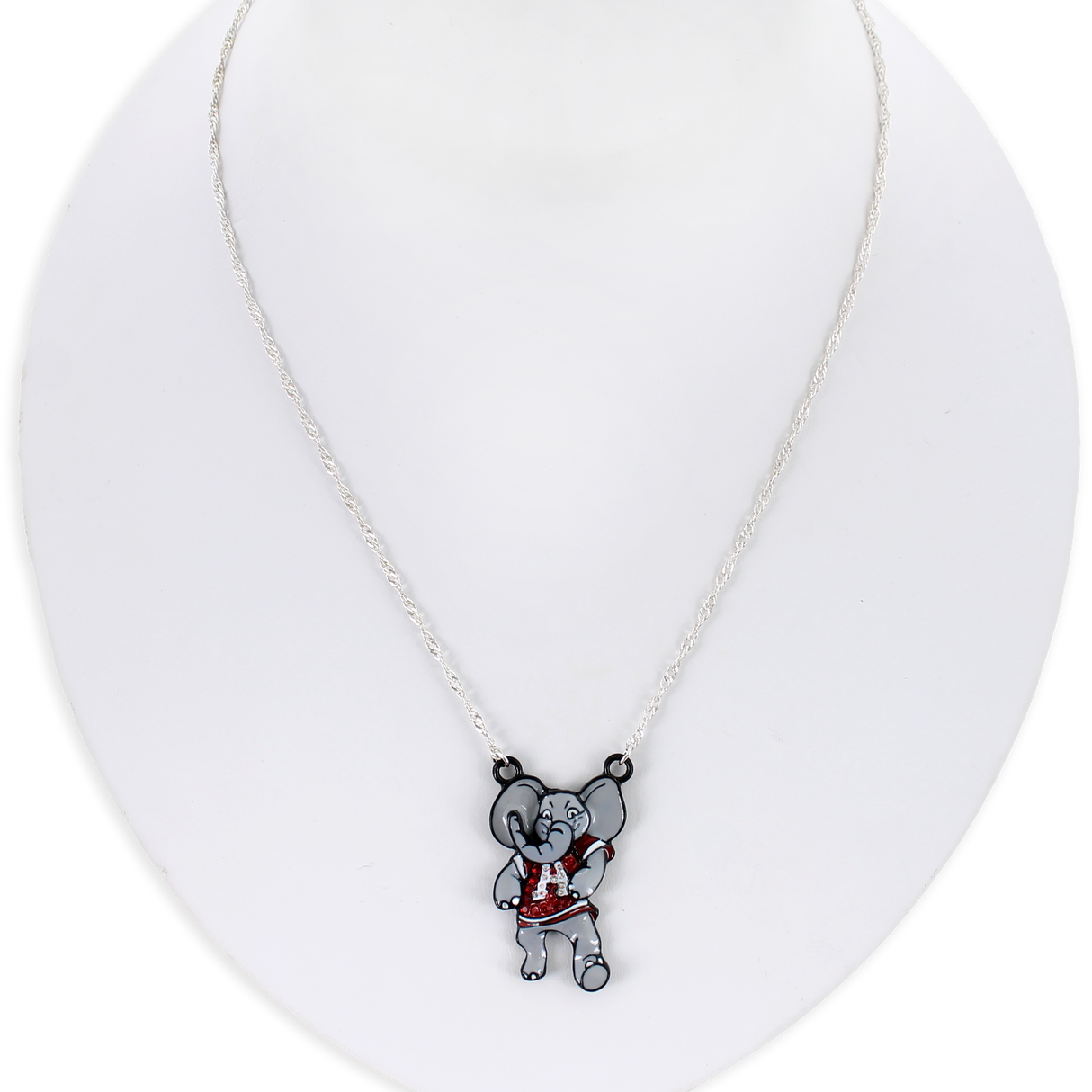 Alabama "Big Al" Crystal Logo Necklace