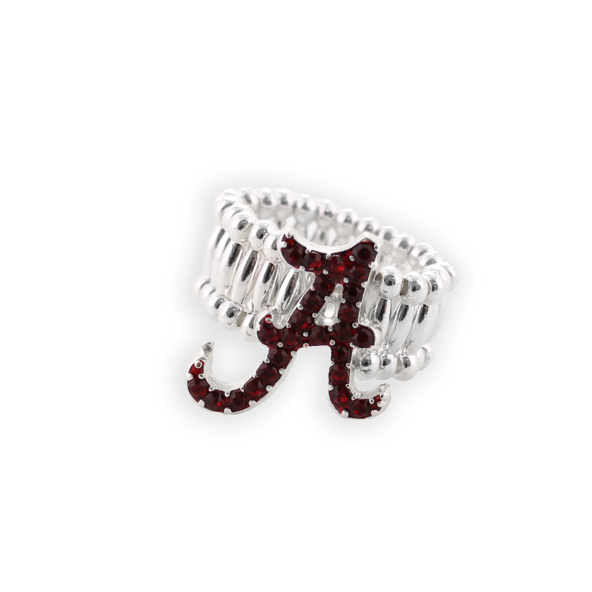 Alabama Crystal Logo Stretch Ring