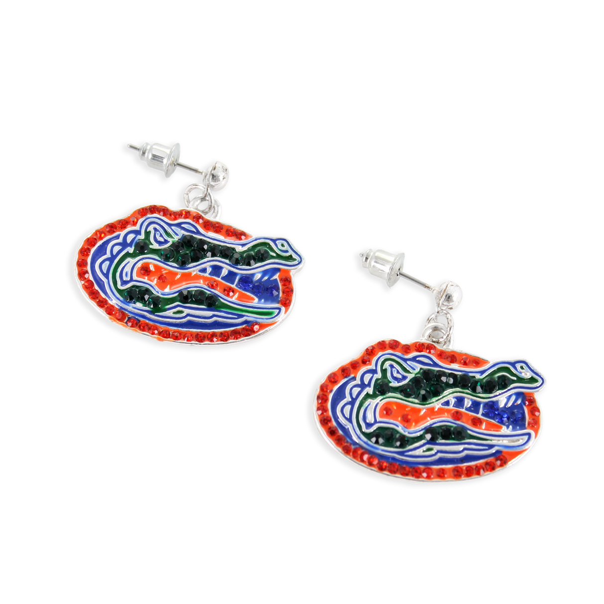 Florida Crystal Logo Earrings