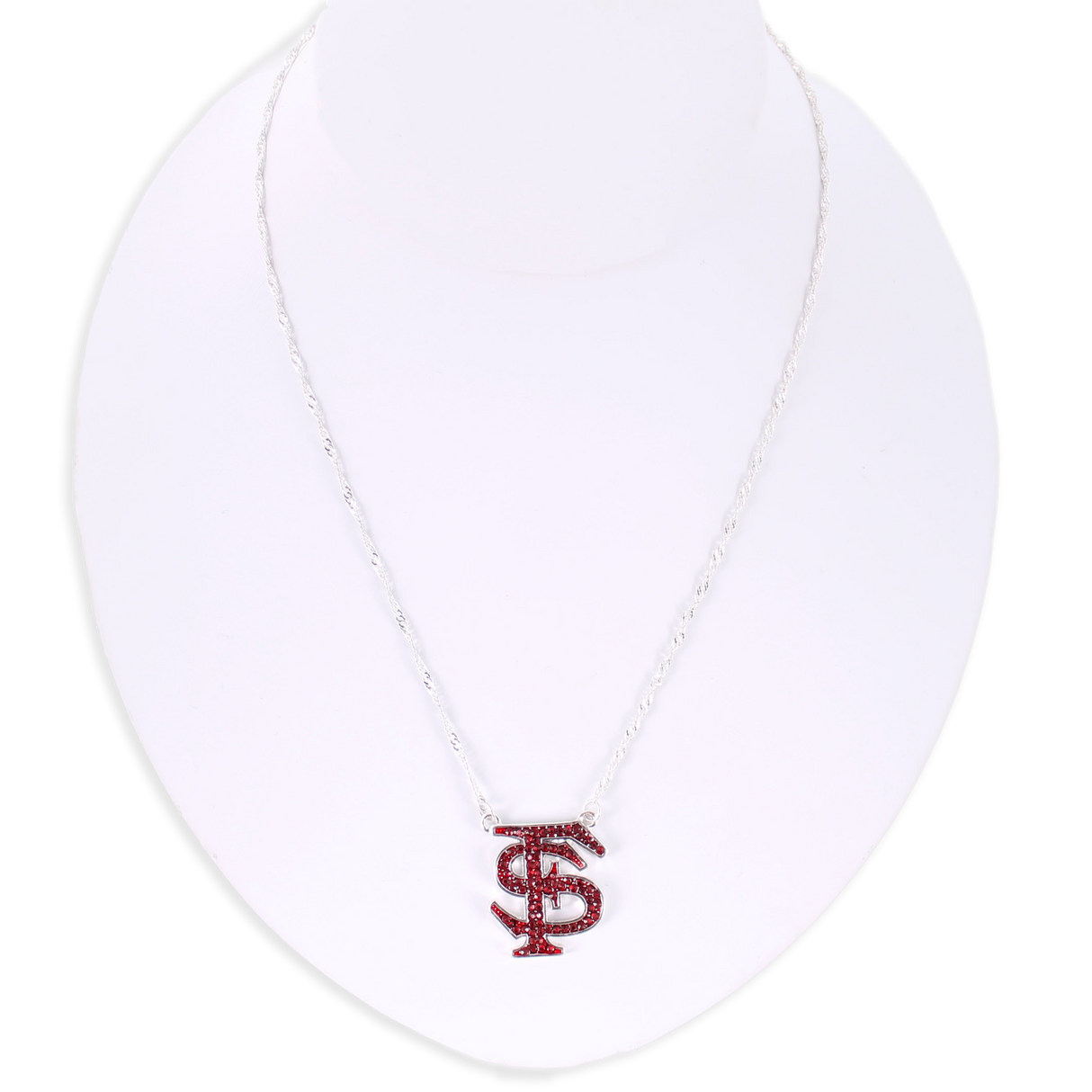 Florida State Crystal Logo Necklace