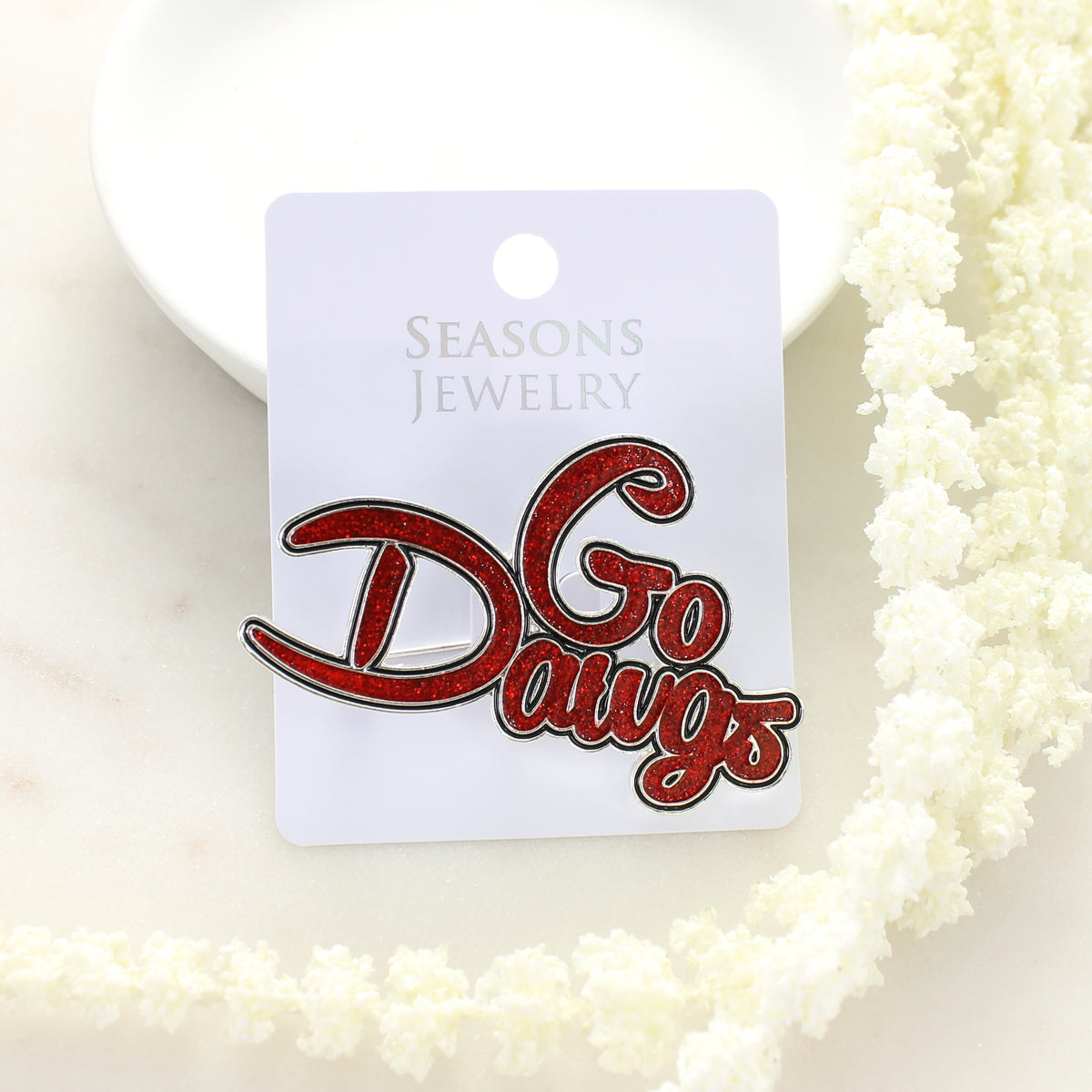 Georgia Slogan Pin