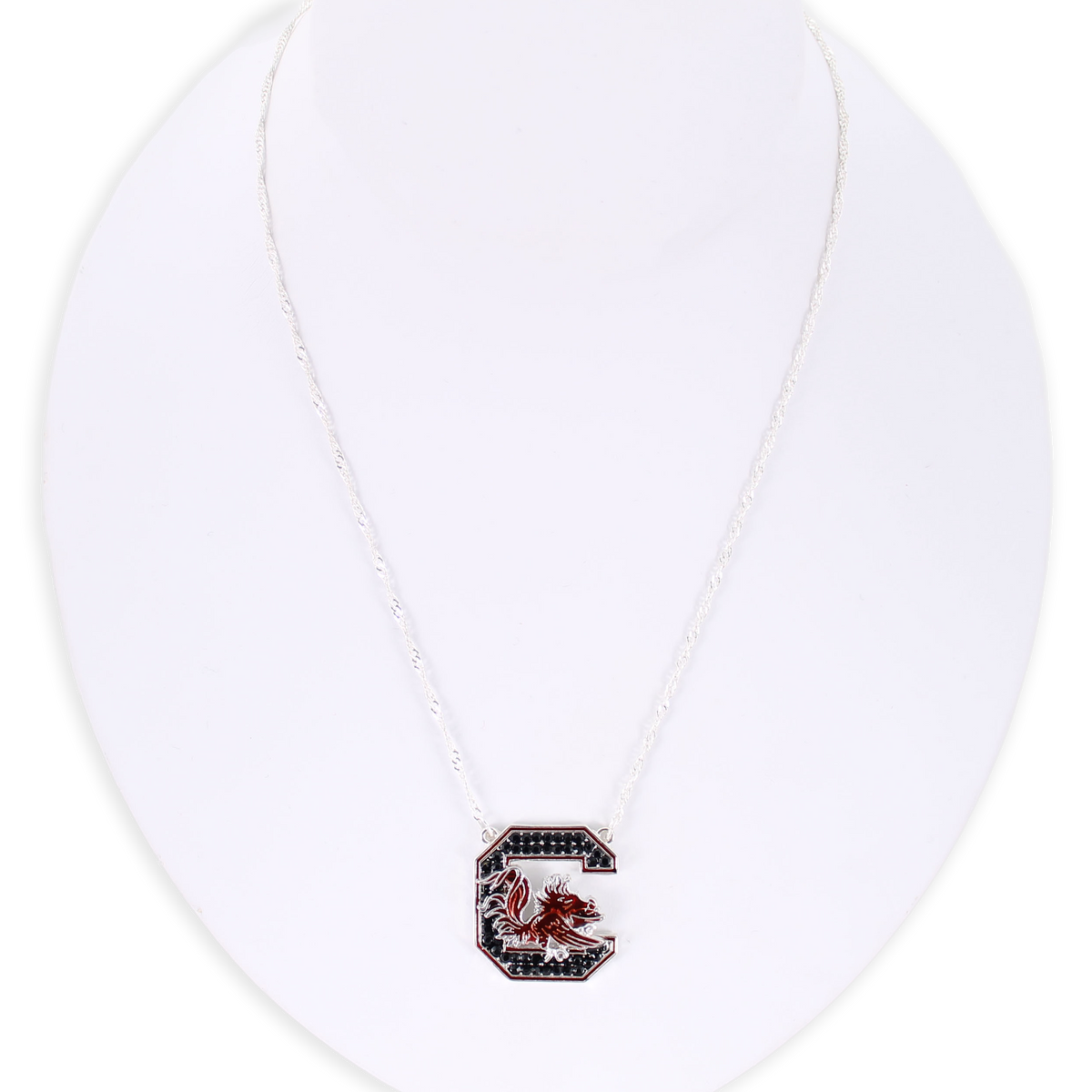 South Carolina Crystal Logo Necklace