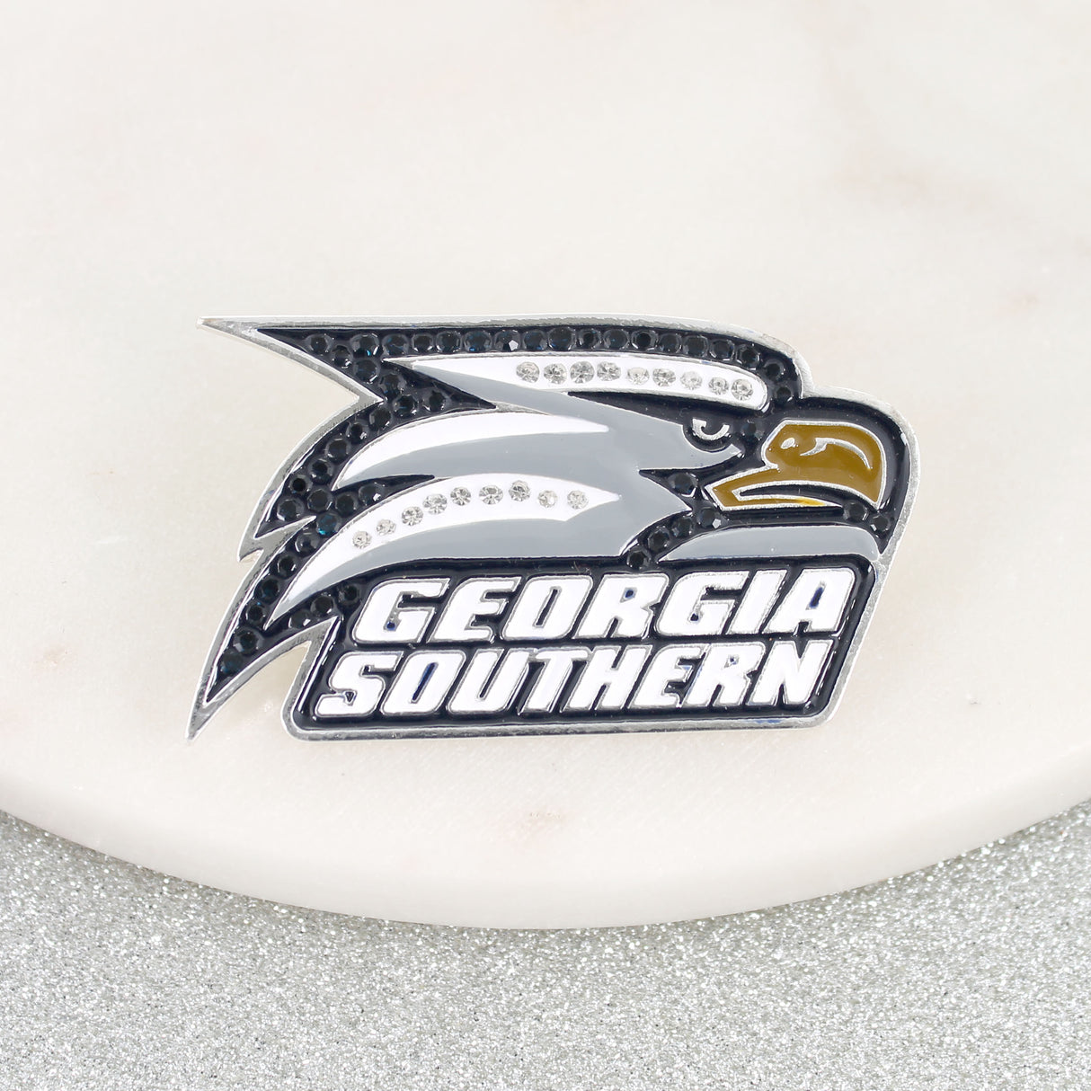 Georgia Southern Crystal Logo Pin