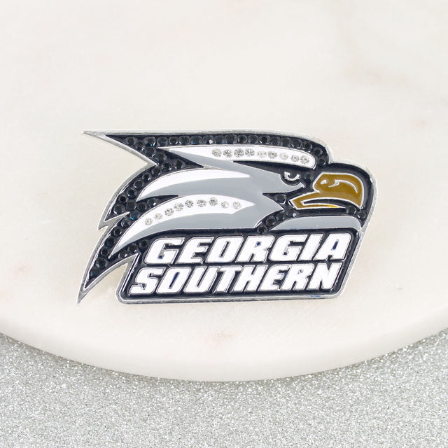 Georgia Southern Crystal Logo Pin