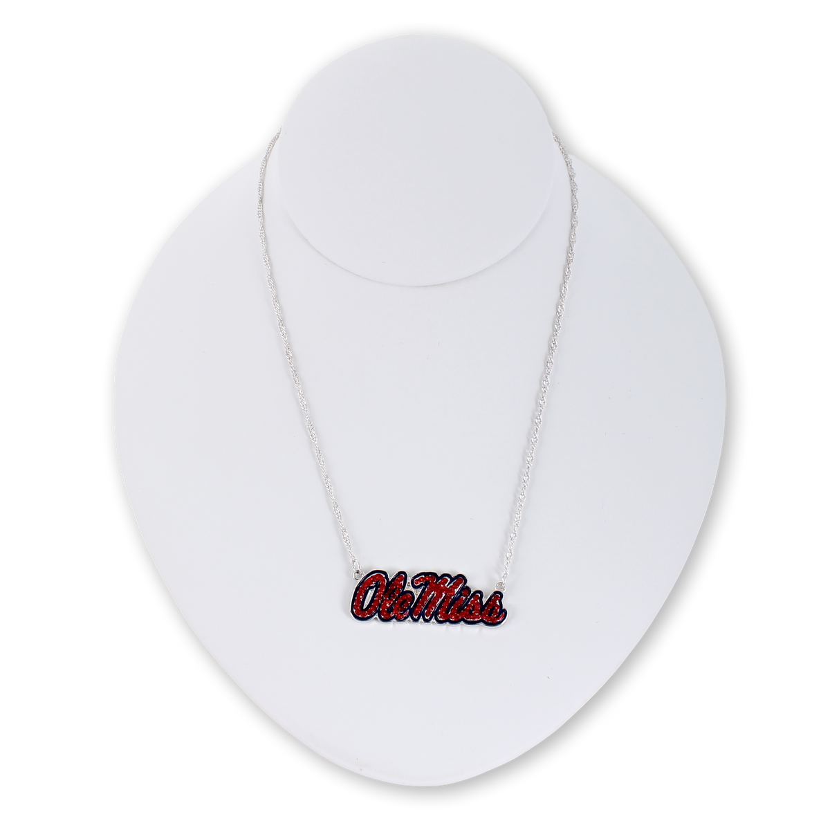 Mississippi Crystal Logo Necklace