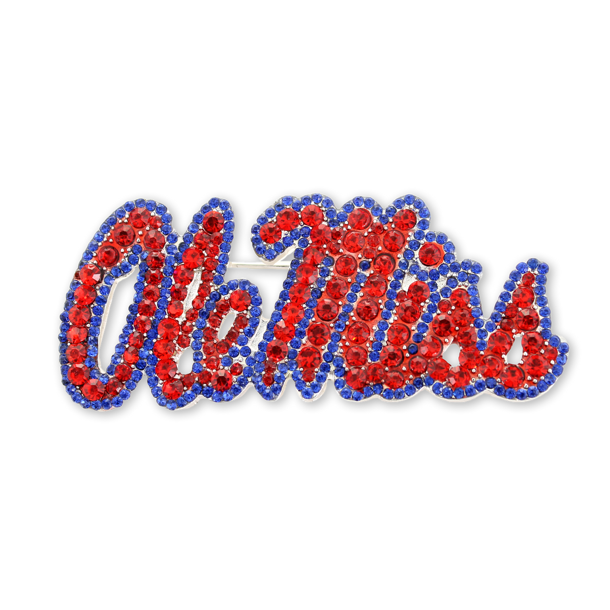 Mississippi Crystal Logo Pin