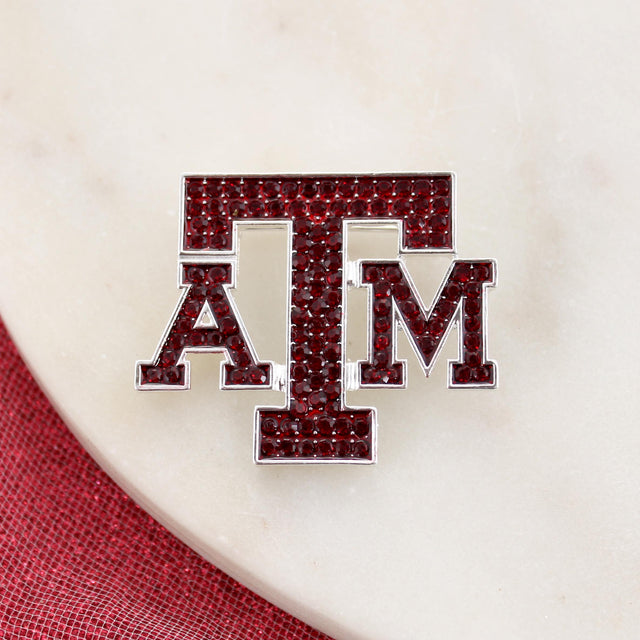 Texas A&M Crystal Logo Pin