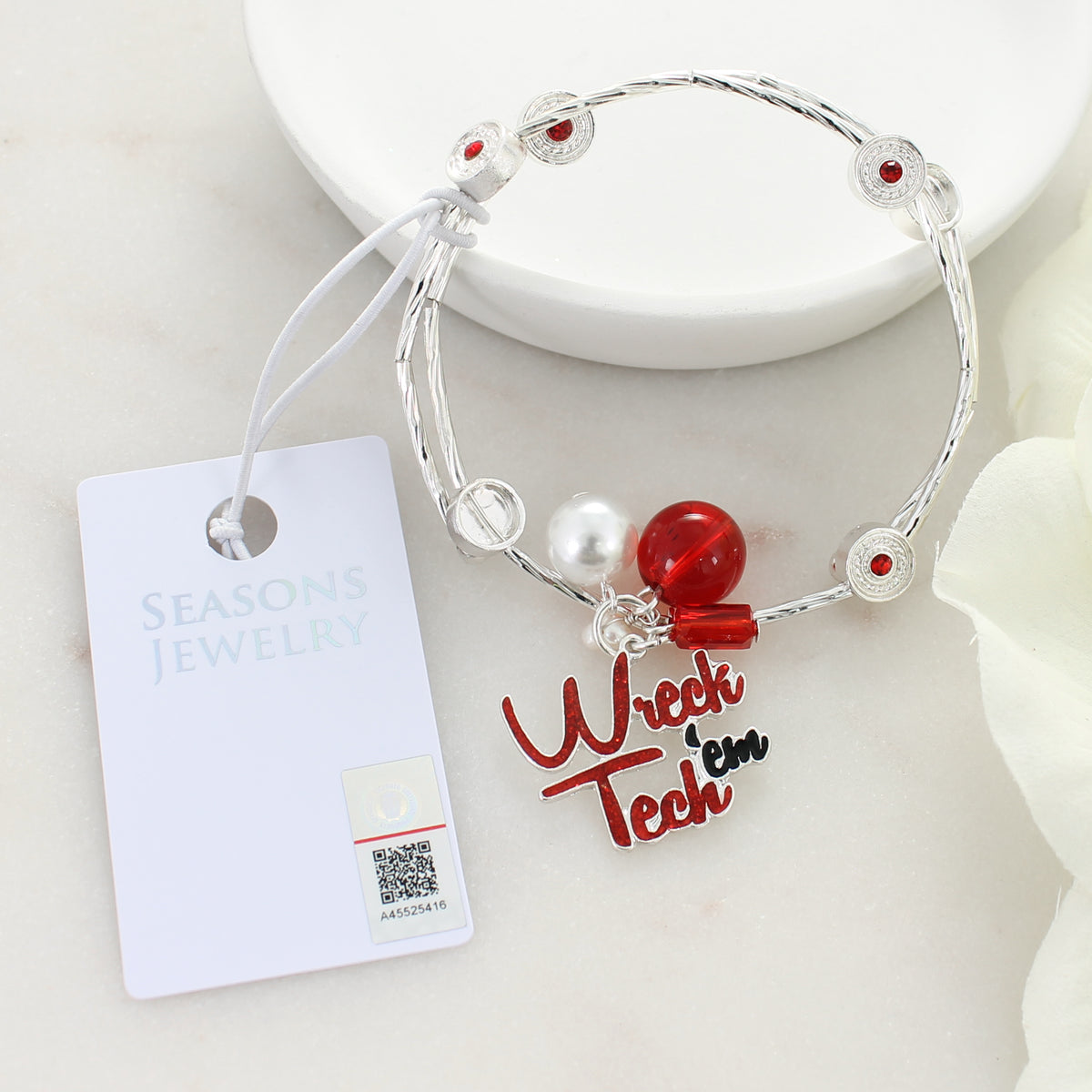 Texas Tech Slogan Bracelet