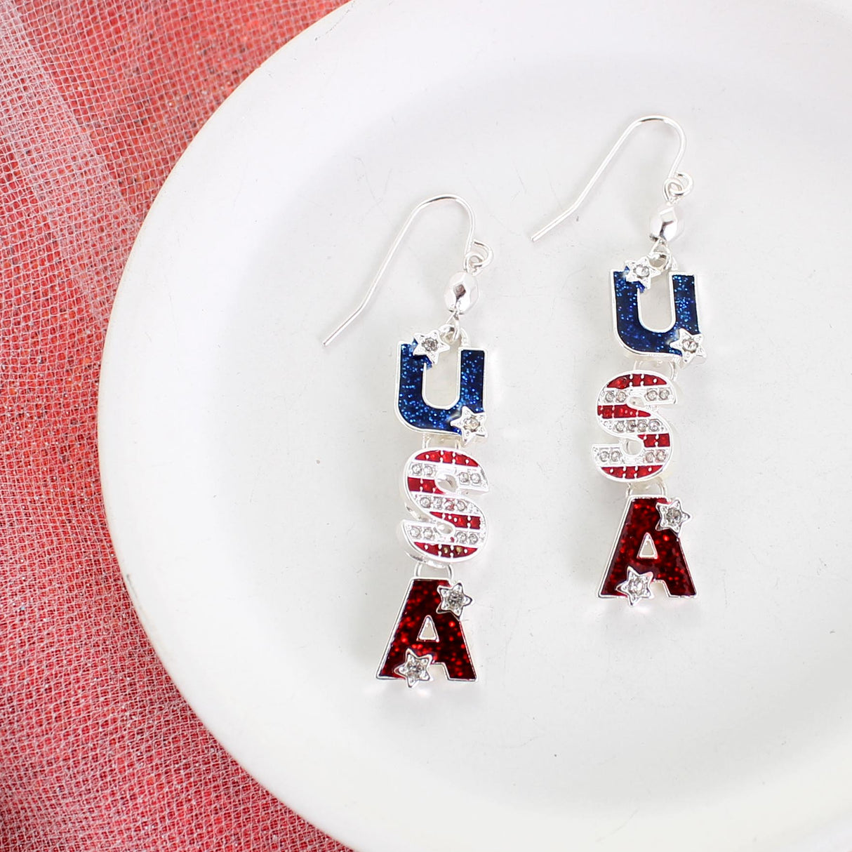 USA Dangle Earrings