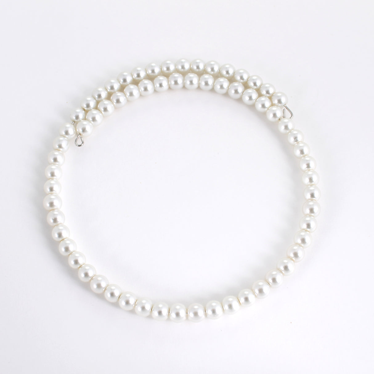 Pearl Bead Wire Wrap Neckwire