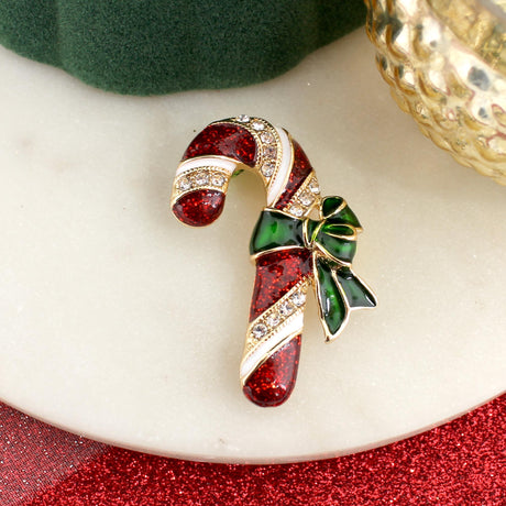 Vintage Candy Cane Pin/Pendant