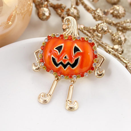 Dangle Leg Crystal Jack Pin/Pendant