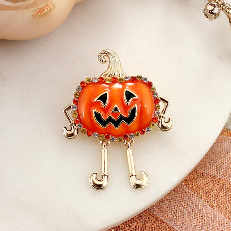 Dangle Leg Crystal Jack Pin/Pendant