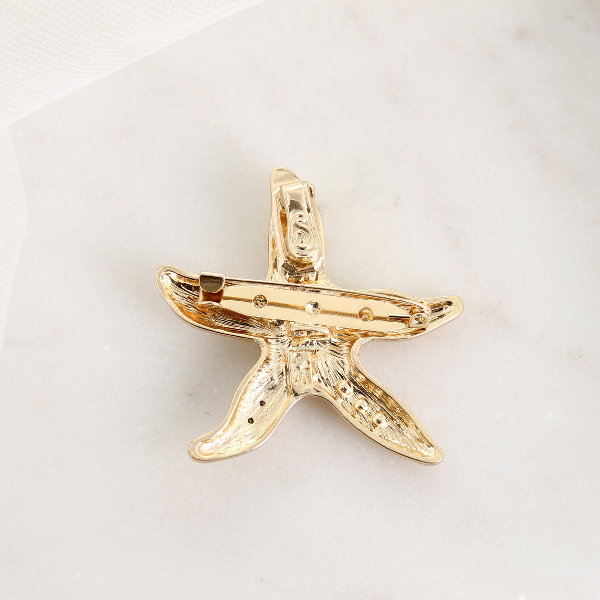 Crystal Starfish Pin/Pendant