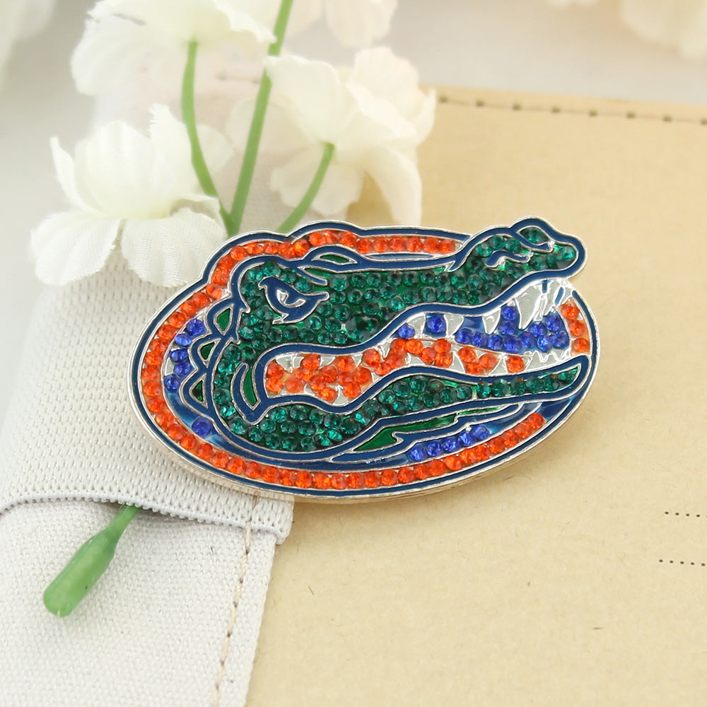 Florida Crystal Logo Pin