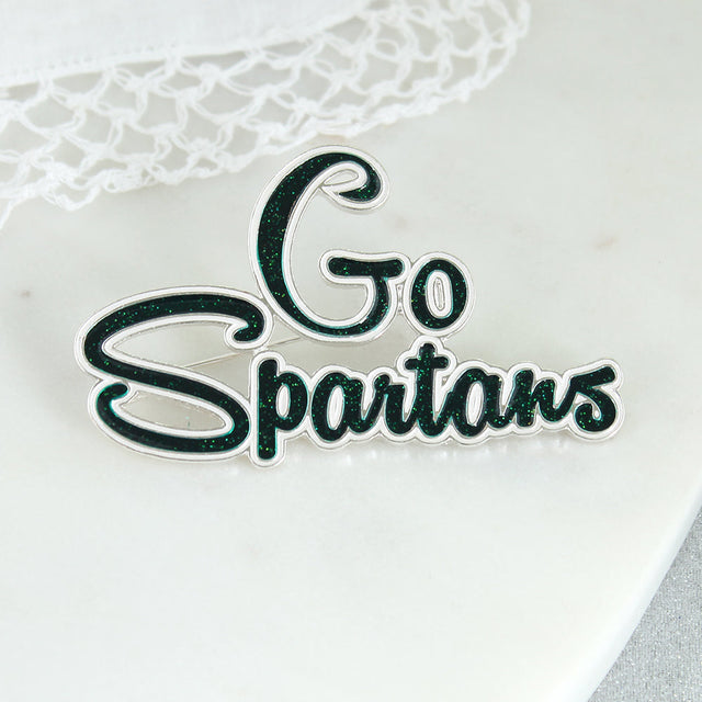 Michigan State Slogan Pin