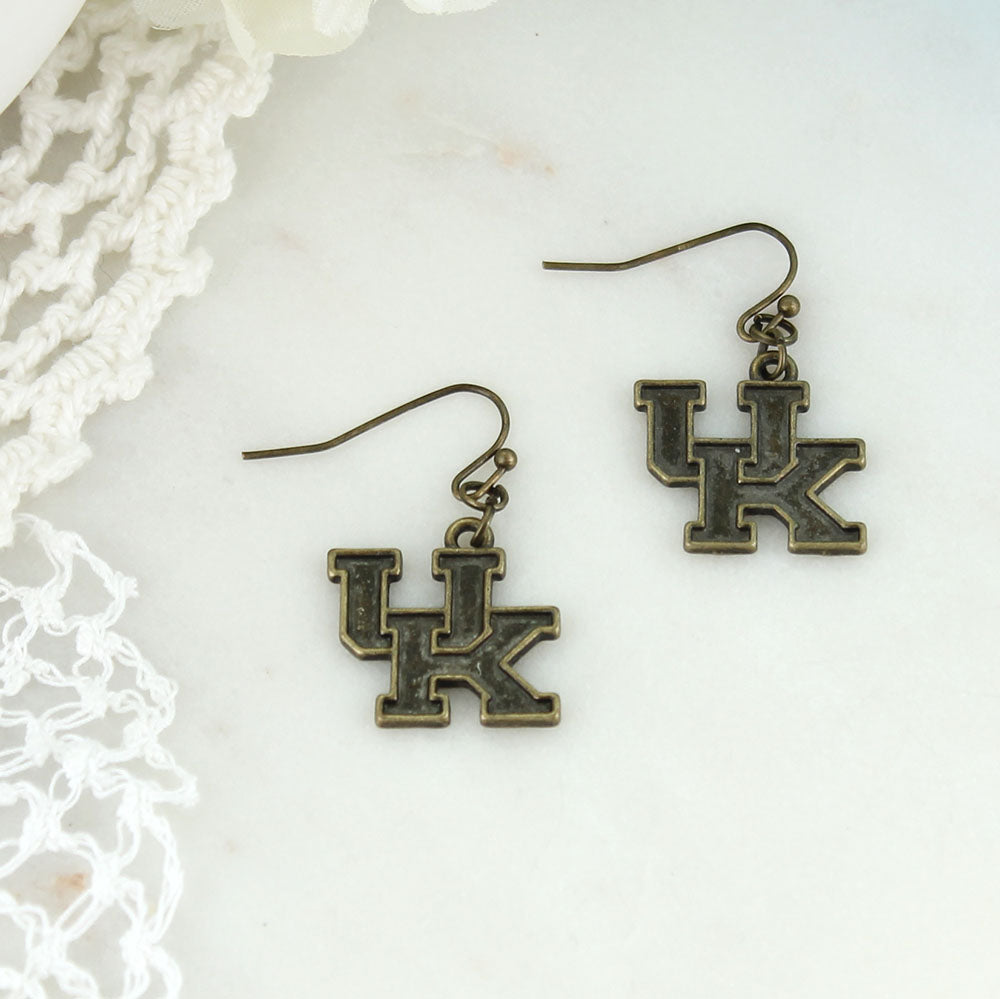 Kentucky Vintage Style Logo Earrings