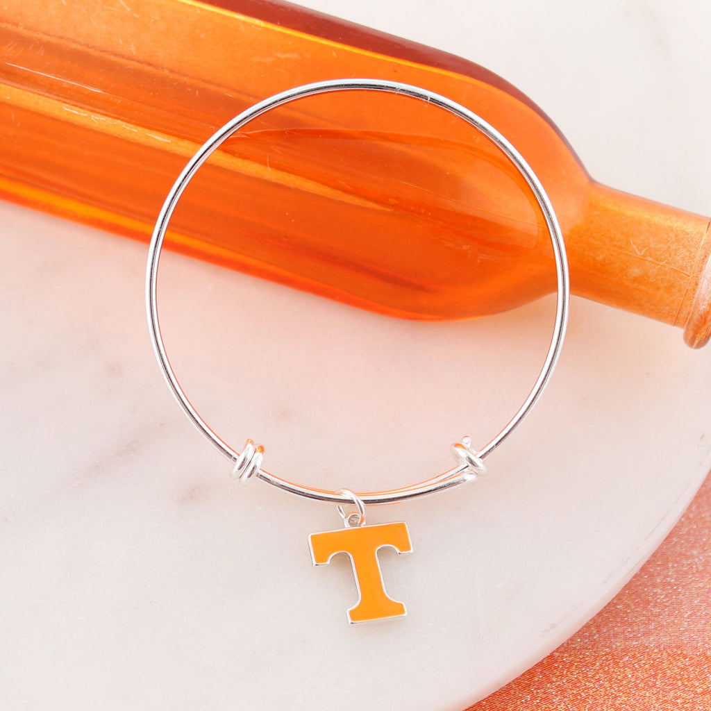 Tennessee Enamel Logo Wire Bracelet