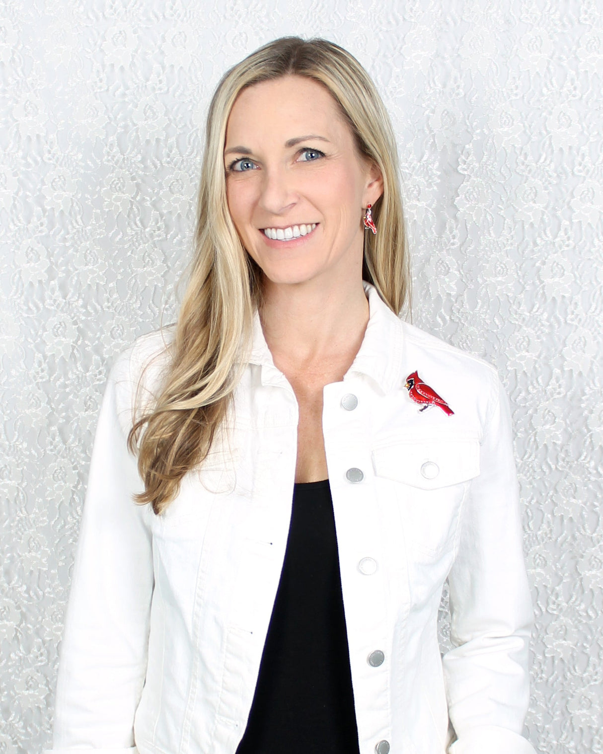 Christmas Cardinal Pin/Pendant