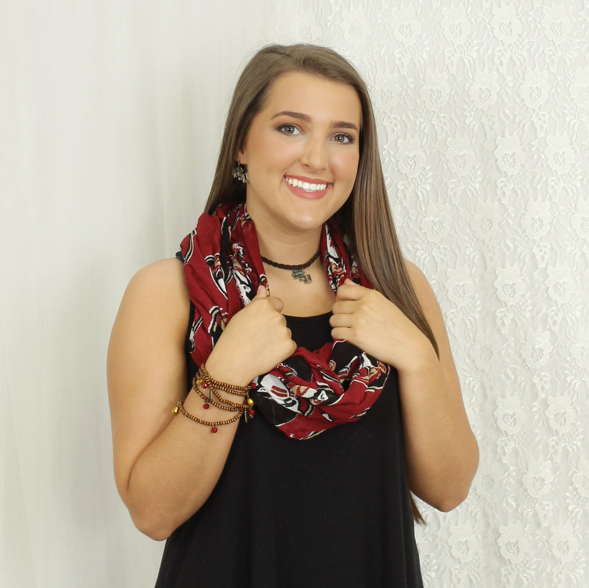 Florida State Vintage Style Logo Earrings