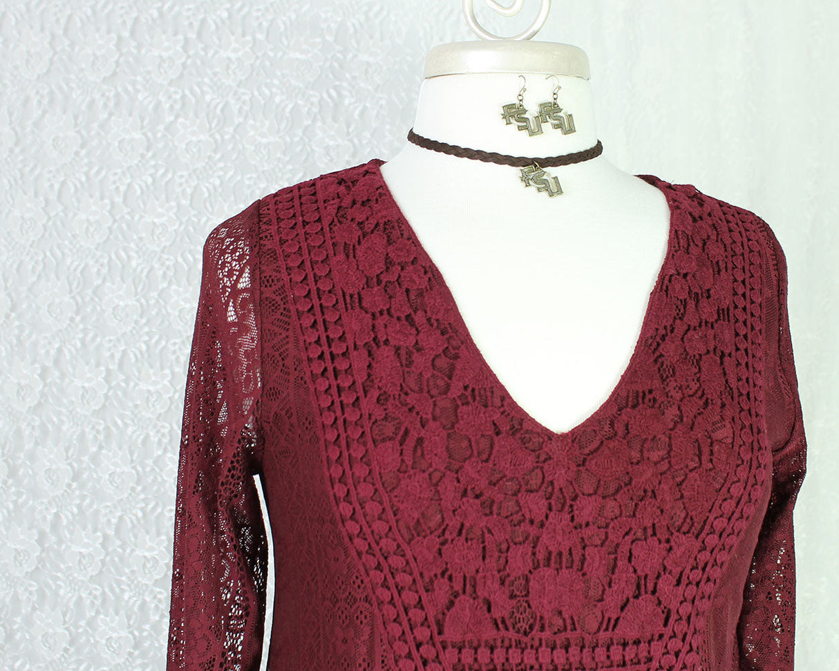 Florida State Vintage Style Logo Earrings