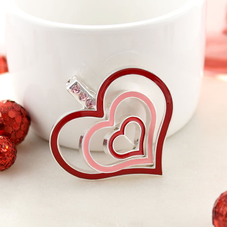Swivel Heart Valentine’s Day Pendant