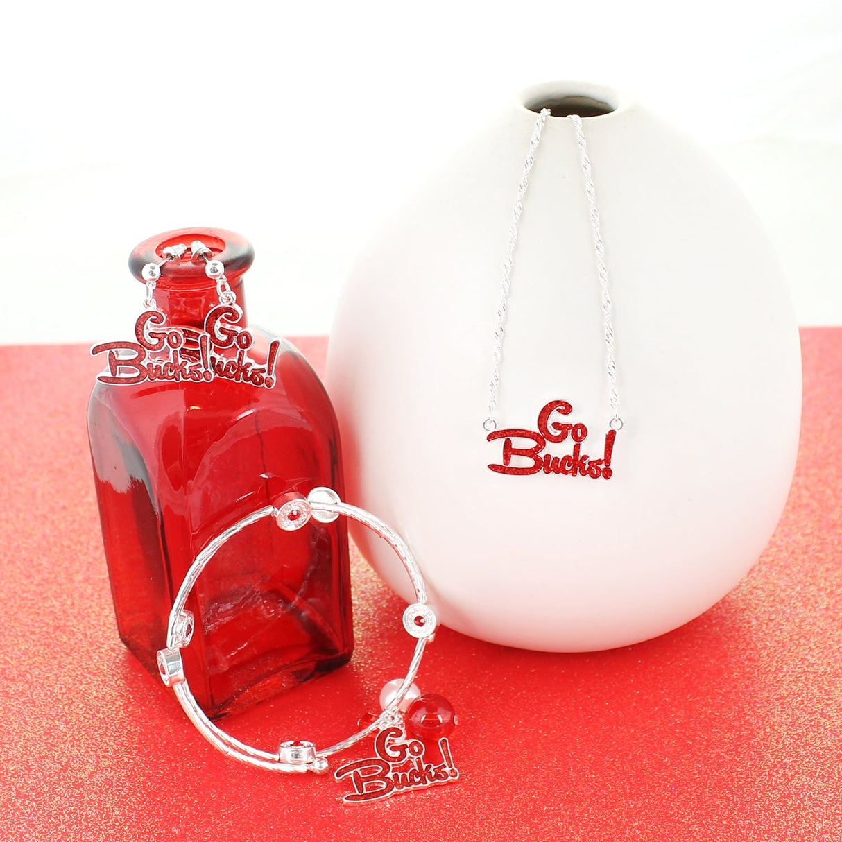 Ohio State Slogan Earrings