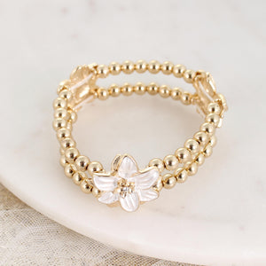 Easter Lily Stretch Bracelet