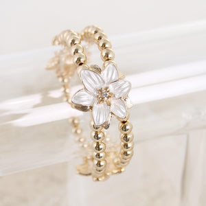 Easter Lily Stretch Bracelet