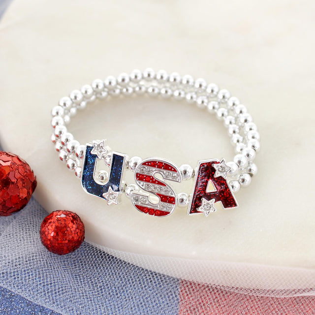 USA Stretch Bracelet