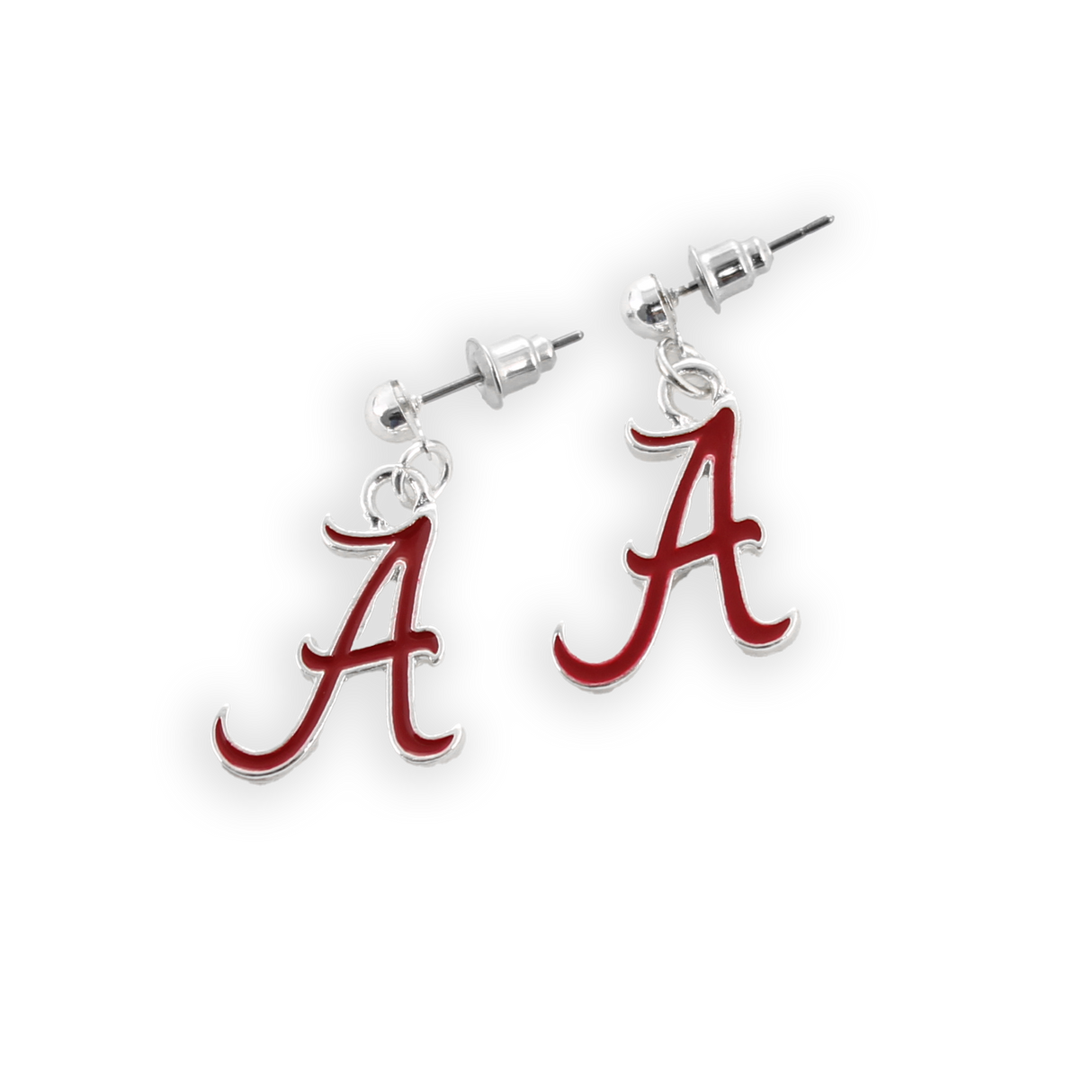 Alabama Enamel Logo Earrings