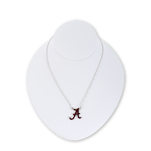Alabama Crystal Logo Necklace