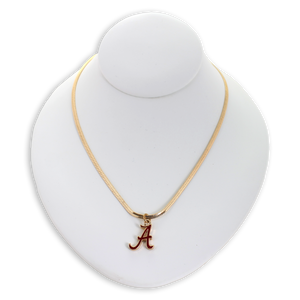 18” Alabama Gold & Enamel Logo Necklace