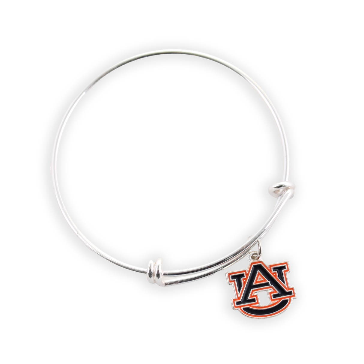 Auburn Enamel Logo Wire Bracelet