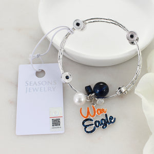 Auburn Slogan Bracelet