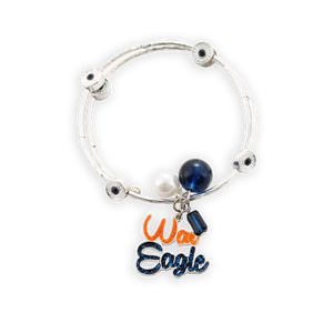 Auburn Slogan Bracelet