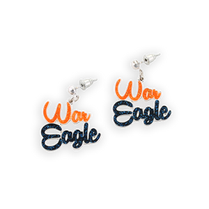 Auburn Slogan Earrings