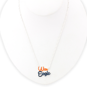 Auburn Slogan Necklace