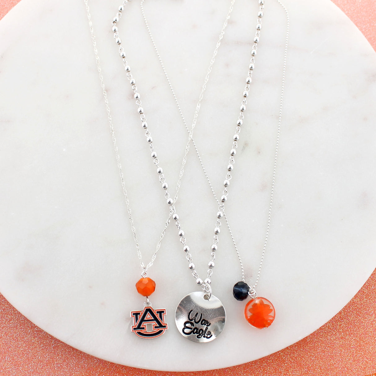 Auburn Trio Necklace Set