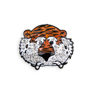Auburn "Aubie" Crystal Pin