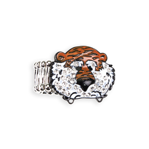 Auburn "Aubie" Crystal Stretch Ring