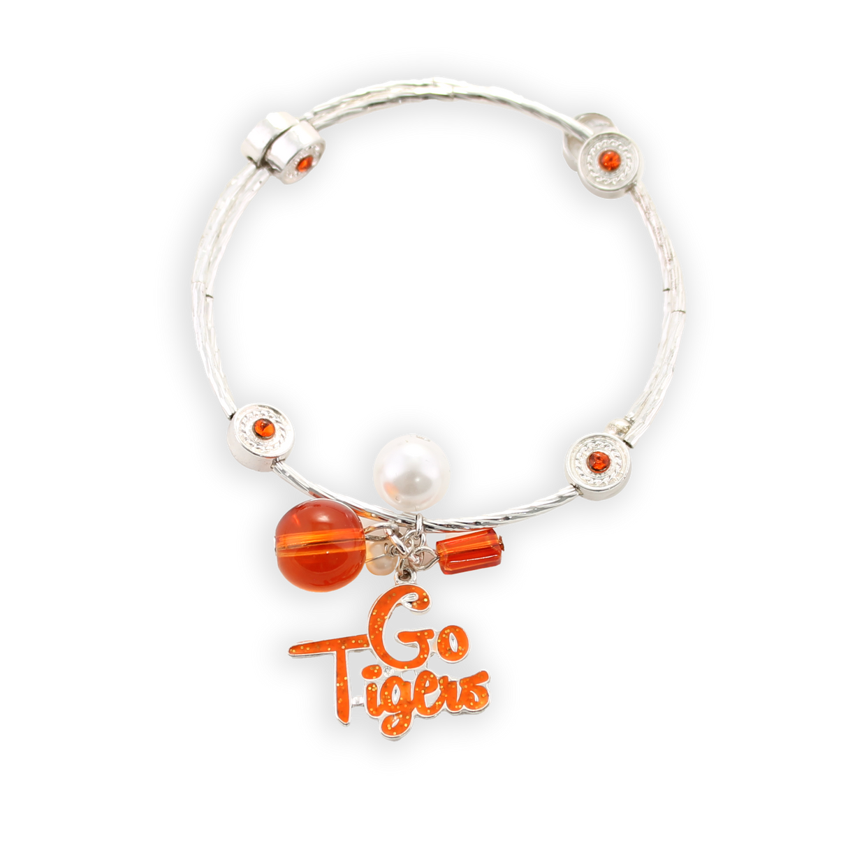 Clemson Slogan Bracelet