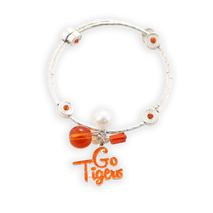Clemson Slogan Bracelet