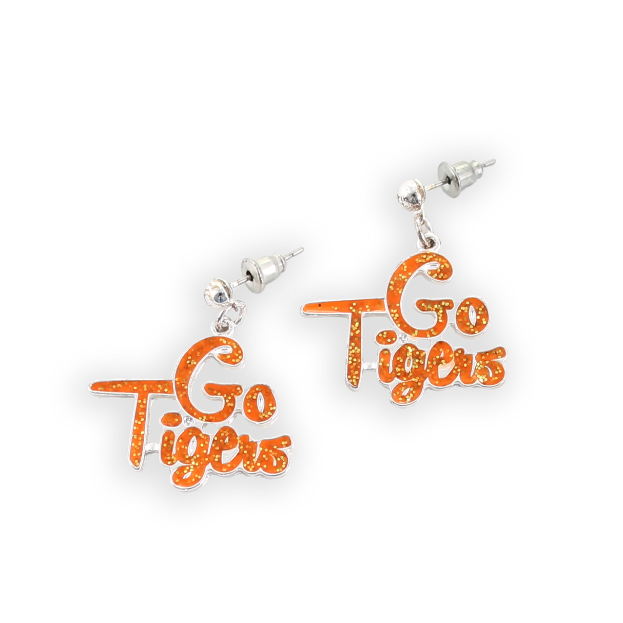 Clemson Slogan Earrings