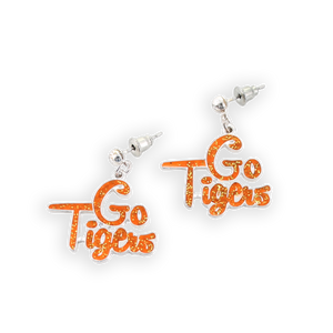 Clemson Slogan Earrings