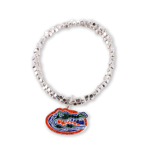 Florida Gator Crystal Logo Stretch Bracelet