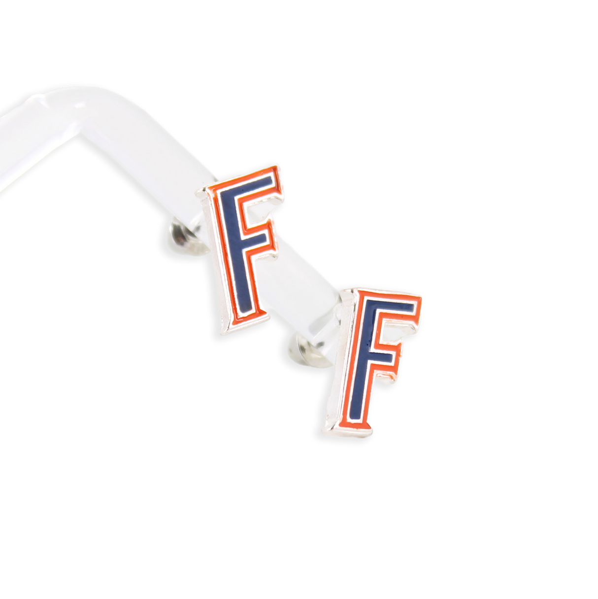 Florida Enamel Logo Stud Earrings
